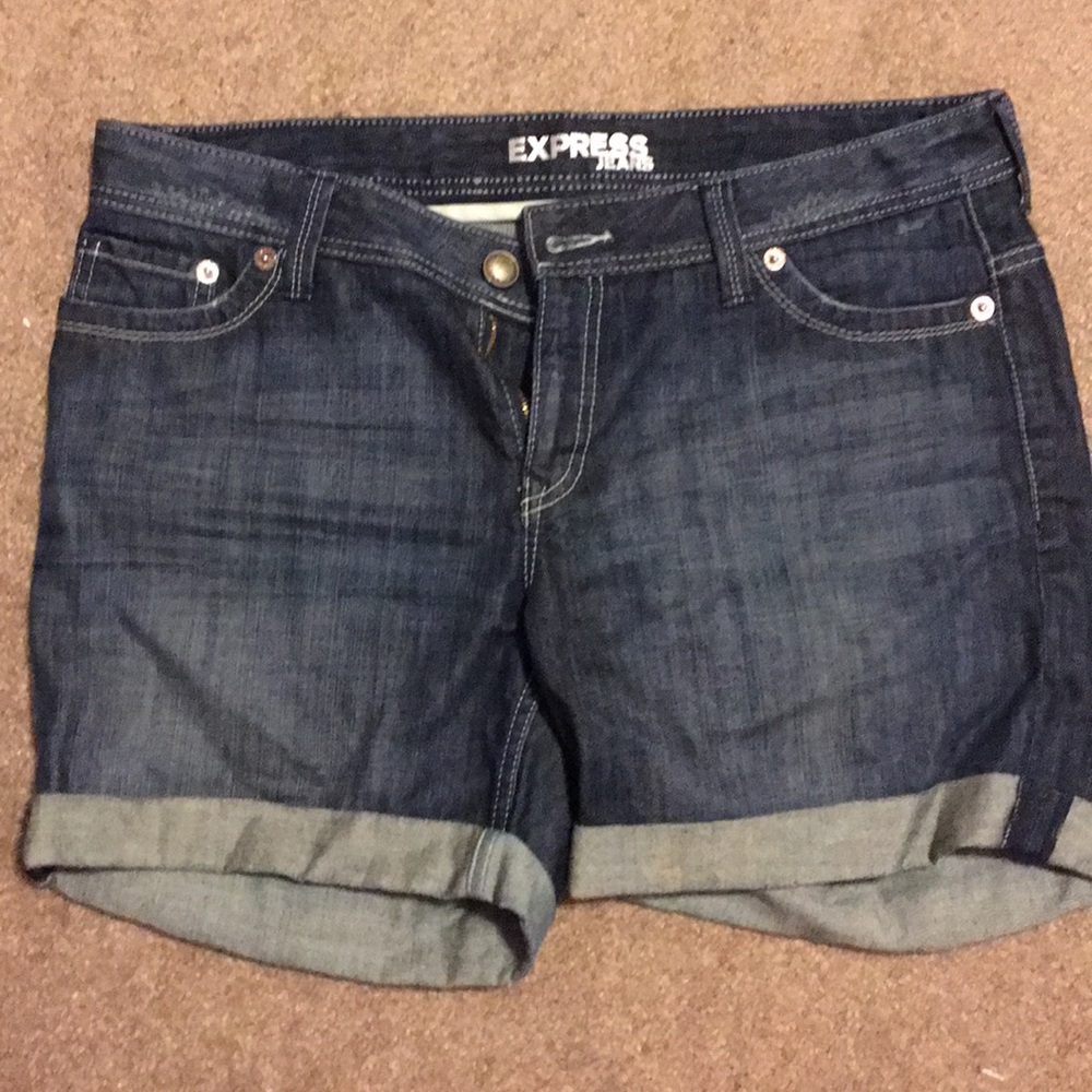 Express jean shorts